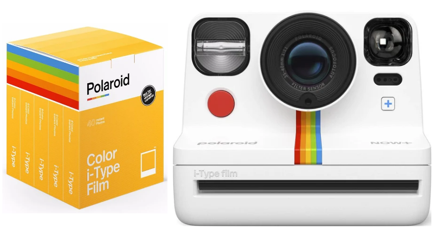 Polaroid - Now + Gen 2 Camera White + Color film I-Type 40-pack - Bundle von Polaroid