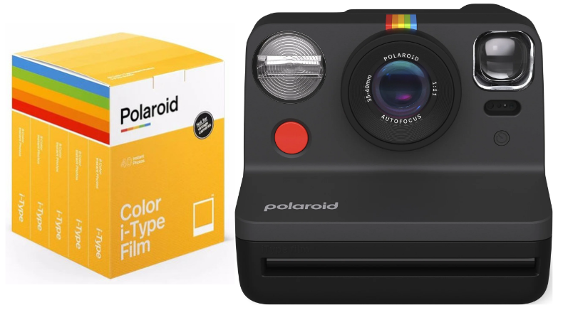 Polaroid - Now Gen 2 Camera Black + Color film I-Type 40-pack - Bundle von Polaroid