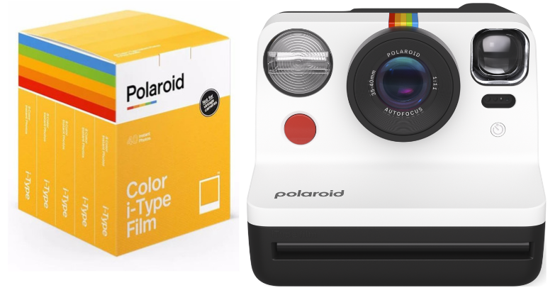 Polaroid - Now Gen 2 Camera Black&White + Color film I-Type 40-pack - Bundle von Polaroid