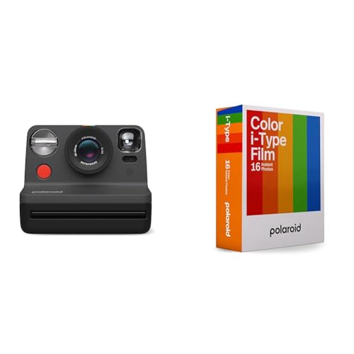 Polaroid Now Gen 2 Sofortbildkamera - Schwarz, Keine Filme & Color Film für i-Type - 16 Filme Polaroid Now Gen 2 Sofortbildkamera - Schwarz, Keine Filme & Color Film für i-Type - 16 Filme von Polaroid