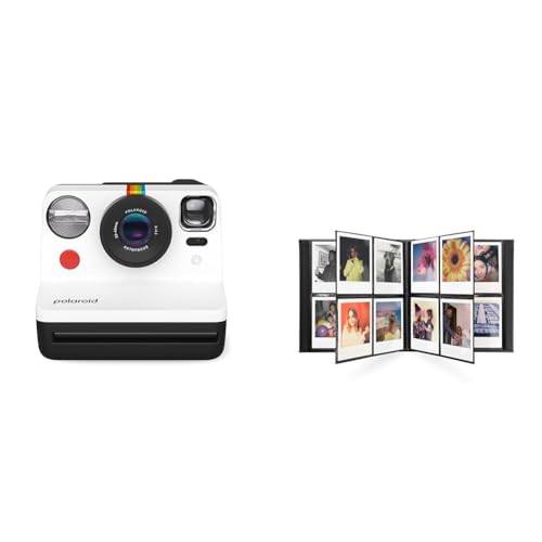 Polaroid Now Gen 2 Sofortbildkamera - Schwarz & Weiß, Keine Filme & Fotoalbum - Groß - 6044 von Polaroid