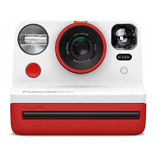Polaroid Now Sofortbildkamera i-Type – Rot, Keine Filme von Polaroid