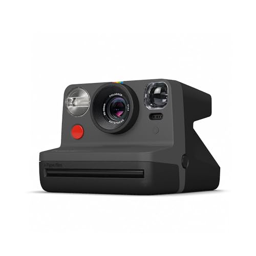 Polaroid Now Sofortbildkamera i-Type – Schwarz, Keine Filme von Polaroid