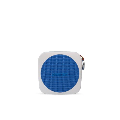 Polaroid P1 Music Player (Blue) - Super Portable Wireless Bluetooth Speaker Rechargeable with IPX5 Waterproof and Dual Stereo Pairing von Polaroid