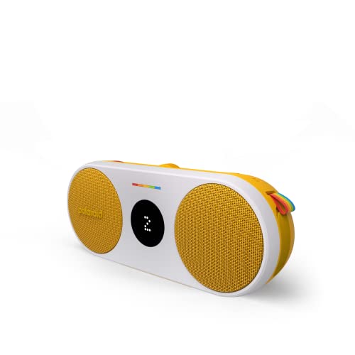 Polaroid P2 - Powerful Portable Wireless Bluetooth Speaker Rechargeable with Dual Stereo Pairing - Yellow and White von Polaroid
