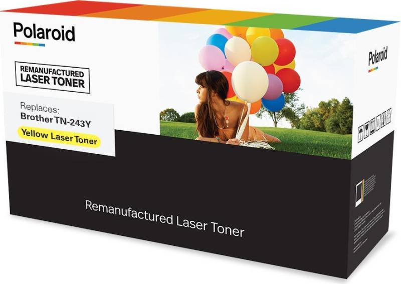 Polaroid Print - Gelb - kompatibel - wiederaufbereitet - Tonerpatrone (Alternative zu: Brother TN243Y) - für Brother DCP-L3510, L3517, L3550, HL-L3210, L3230, L3270, MFC-L3710, L3730, L3750, L3770 von Polaroid