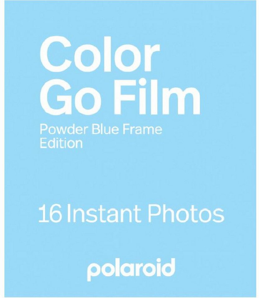 Polaroid Sofortbildfilm »Go Film Pack 2x8 Powder Blue Frame« von Polaroid