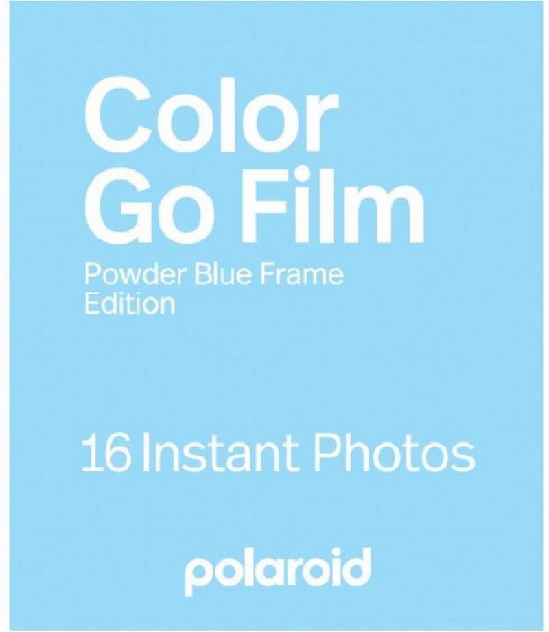 Polaroid Sofortbildfilm »Go Film Pack 2x8 Powder Blue Frame« von Polaroid