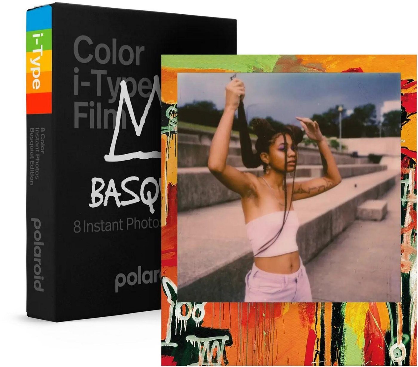Polaroid Sofortbildfilm »i-Type Color Film Basquiat Limited Edition« von Polaroid