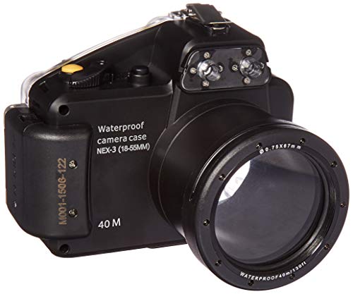 Polaroid Unterwassergehäuse für Sony Alpha NEX-3 Digitalkamera mit 18-55 mm Objektiv, wasserdicht von Polaroid