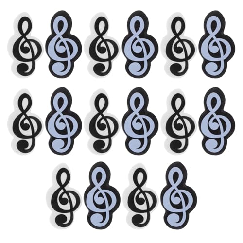20 Stück Radiergummis Mit Musiksymbolen, Kinder Kleine Lustige Radiergummi, Niedliche Radiergummis in Form Von Musiknoten für Schulsachen Schüler Gastgeschenke Jungen und Mädchen Geburtstag Party von Polartreehome