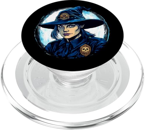Hexen Polizei / Polizist Hexe PopSockets PopGrip für MagSafe von Police Animals