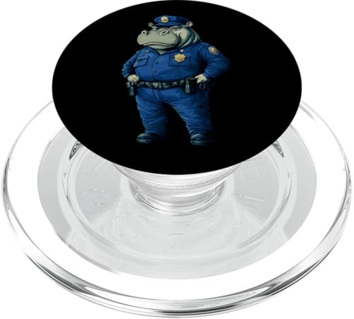 Nilpferd Polizei PopSockets PopGrip für MagSafe Nilpferd Polizei PopSockets PopGrip für MagSafe von Police Animals