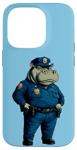 Polizei Nilpferd Hülle für iPhone 14 Pro Polizei Nilpferd Hülle für iPhone 14 Pro von Police Animals