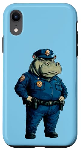 Polizei Nilpferd Hülle für iPhone XR Polizei Nilpferd Hülle für iPhone XR von Police Animals