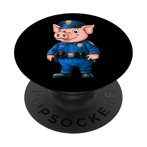 Polizei Schweine PopSockets Klebender PopGrip von Police Animals