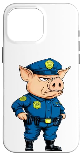 Schweine Polizistin / Polizei Schwein Hülle für iPhone 16 Pro Max Schweine Polizistin / Polizei Schwein Hülle für iPhone 16 Pro Max von Police Animals