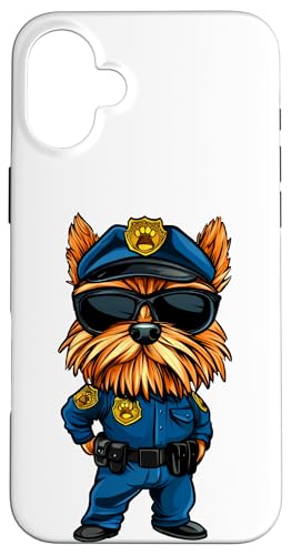Terrier Polizist Hülle für iPhone 16 Plus Terrier Polizist Hülle für iPhone 16 Plus von Police Animals