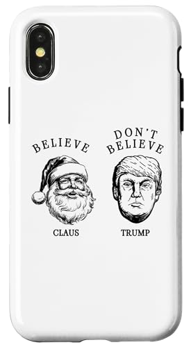Believe in Santa Claus - Not in Trump Hülle für iPhone X/XS Believe in Santa Claus - Not in Trump Hülle für iPhone X/XS von Political Protest Apparel