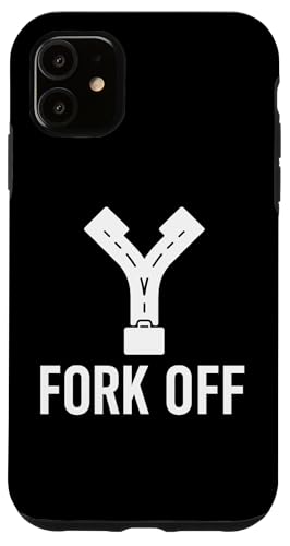 Fork Off - Lustiger Bundesarbeiter Protest Hülle für iPhone 11 von Political Protest Apparel
