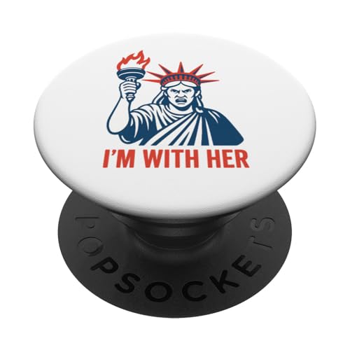 I'm With Her - Fierce Liberty Protest PopSockets Klebender PopGrip von Political Protest Apparel