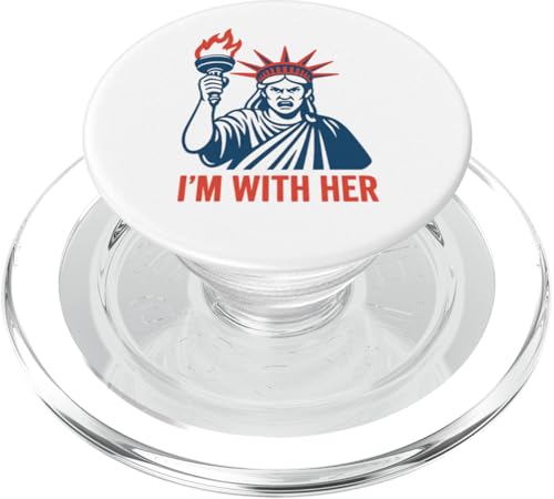 I'm With Her - Fierce Liberty Protest PopSockets PopGrip für MagSafe von Political Protest Apparel