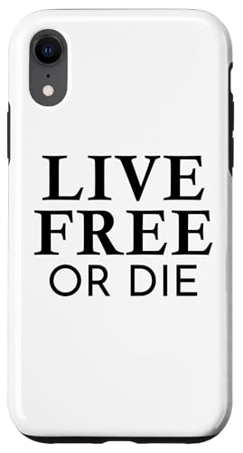 Live Free or Die - Revolutionäre Slogan Freiheit Hülle für iPhone XR von Political Protest Apparel