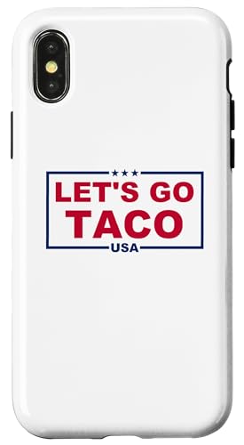 Trump Always Chickens Out - Let's go TACO Hülle für iPhone X/XS Trump Always Chickens Out - Let's go TACO Hülle für iPhone X/XS von Political Protest Apparel
