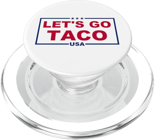Trump Always Chickens Out - Let's go TACO PopSockets PopGrip für MagSafe Trump Always Chickens Out - Let's go TACO PopSockets PopGrip für MagSafe von Political Protest Apparel