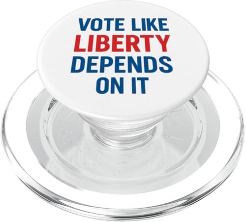 Wählen Sie, als ob die Freiheit davon abhängt PopSockets PopGrip für MagSafe Wählen Sie, als ob die Freiheit davon abhängt PopSockets PopGrip für MagSafe von Political Protest Apparel