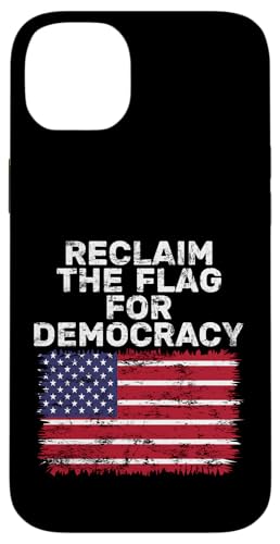 Politische Demokratie - Resist MAGA - Reclaim the US Flag Hülle für iPhone 14 Plus Politische Demokratie - Resist MAGA - Reclaim the US Flag Hülle für iPhone 14 Plus von Political Statement Resist Oligarchy Dictator MAGA