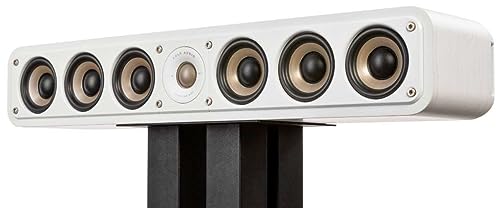 Polk Audio SIGS35CELWT Signature Elite ES35 Centerlautsprecher, schlanker, hochauflösender Center Lautsprecher, Hi-Res Zertifiziert, Dolby Atmos und DTS:X kompatibel, Weiß von Polk Audio