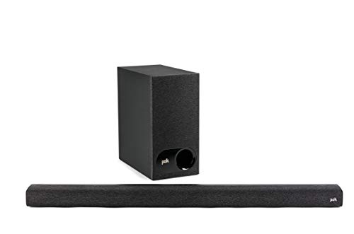 Polk Audio Signa S3 TV Soundbar mit Subwoofer, HDMI ARC, Bluetooth, Google Chromecast, Soundbar TV mit 5.1 Dolby Digital Decoding, AUX, optischer Eingang, Schwarz von Polk Audio
