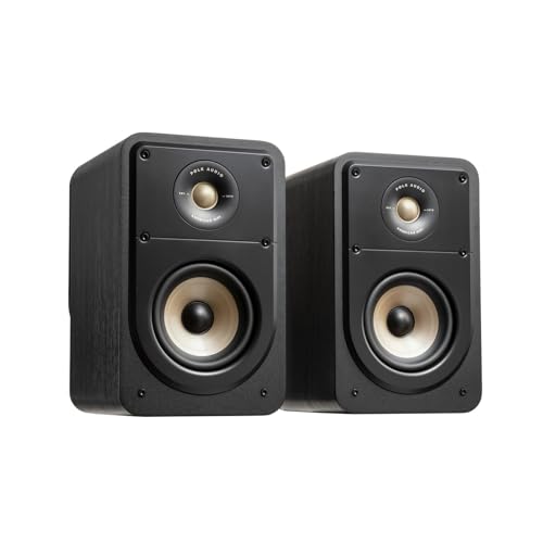 Polk Audio Signature Elite ES15 hochauflösende Regallautsprecher fürs Heimkino, Stereo Lautsprecher, Surround Boxen, Hi-Res Zertifiziert, kompatibel mit Dolby Atmos und DTS:X (Paar) von Polk Audio