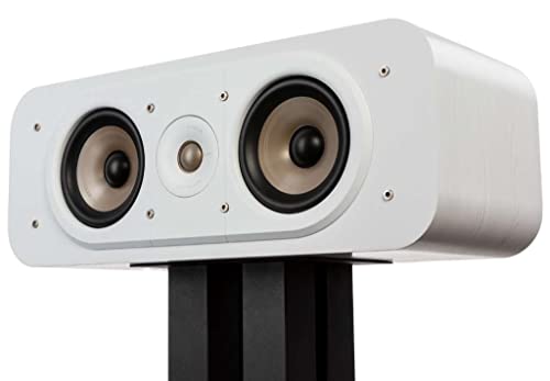Polk Audio Signature Elite ES30 Centerlautsprecher, schlanker, hochauflösender Center Lautsprecher, Hi-Res Zertifiziert, Dolby Atmos und DTS:X kompatibel (Stück), Weiß von Polk Audio