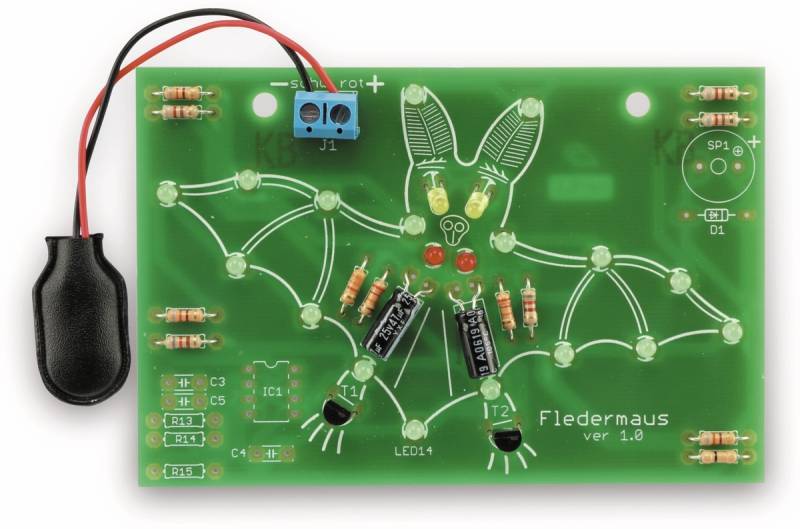 Bausatz Fledermaus, V1.0 von Pollin-Bausatz
