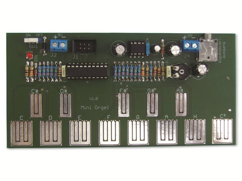 Bausatz Miniorgel, V1.0 von Pollin-Bausatz