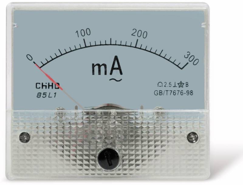 Einbau-Messinstrument, 0...300 mA~ von Pollin-Choice