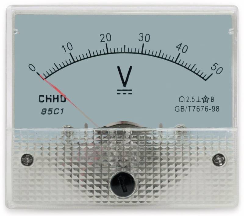Einbau-Messinstrument, 0...50 V- von Pollin-Choice