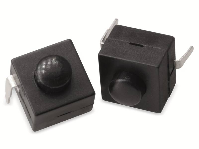 Druckschalter, 1 x Ein/Aus, rastend, 30 V, 1 A von Pollin Electronic GmbH