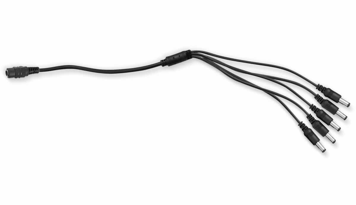 Stromversorgungs-Verteilerkabel, 5-fach, 12 V-, 0,35 m Stromversorgungs-Verteilerkabel, 5-fach, 12 V-, 0,35 m von Pollin-Select
