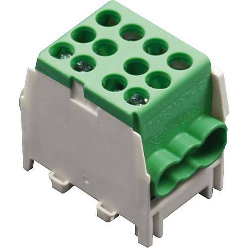 Pollmann Hauptleitungsabzweigklemme grün 25/16mm² 1-pol 2Ein/4Aus 2080170 Pollmann Hauptleitungsabzweigklemme grün 25/16mm² 1-pol 2Ein/4Aus 2080170 von Pollmann Elektrotechnik GmbH