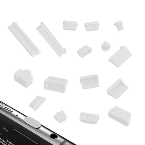 Poludatly 16pcs Anti Staub Stopfen, Laptop Port Staub Abdeckung, Silikon USB Anschluss Abdeckung, Typ C Staub Kappen, Staub Stopper Für Computer, Notebook, Kopfhöreranschlüsse Poludatly 16pcs Anti Staub Stopfen, Laptop Port Staub Abdeckung, Silikon USB Anschluss Abdeckung, Typ C Staub Kappen, Staub Stopper Für Computer, Notebook, Kopfhöreranschlüsse von Poludatly