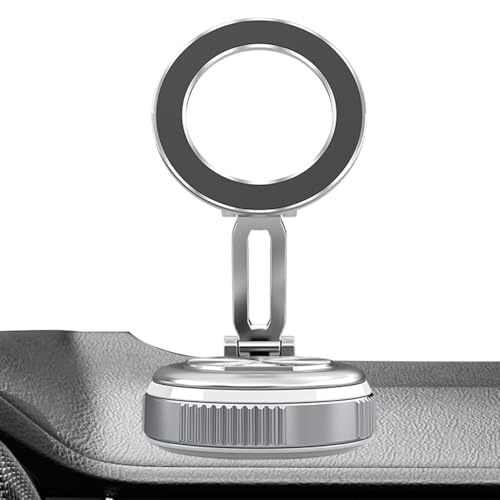 Poludatly Saugnapfbecher Telefonhalterung, Vakuummagnet -Telefonhalter - Einstellbarer magnetischer Telefonhalter mit 360-Grad-Rotation - Kfz -Vorräte für Mutter, Tochter und Freundin von Poludatly