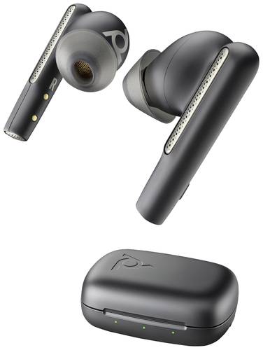 POLY Voyager Free 60 UC In Ear Headset Bluetooth® Stereo Schwarz Headset, Ladecase von Poly