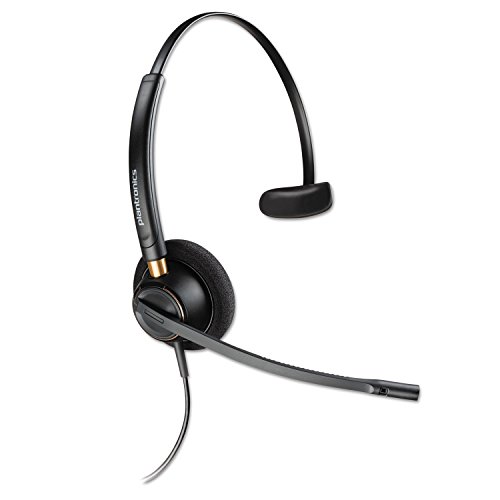 Plantronics HW510 Monaural QD Kopfhörer Schwarz von Poly