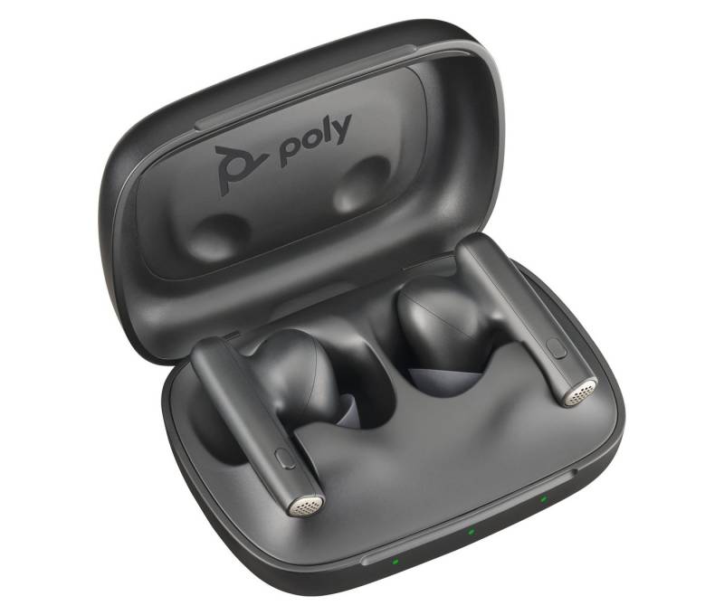 Poly BT Headset Voyager Free 60 USB-C/A Wireless-Headset (Active Noise Cancelling (ANC), Bluetooth, Active Noise Canceling) von Poly