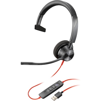 Poly Blackwire 3310 Headset for Business - USB-A - UC-zertifiziert von Poly