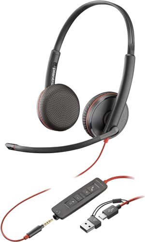 Poly Headset Blackwire C3225 Stereo USB-C/A & 3,5 mm von Poly