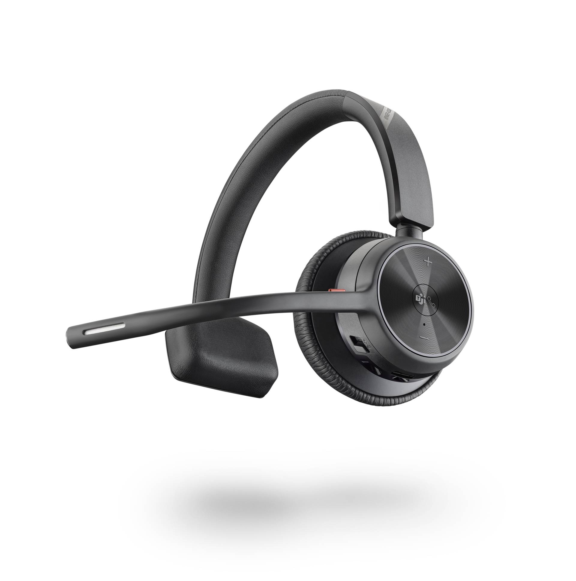 Poly Plantronics Voyager 4310 UC Bluetooth Headset, Nano Dongle mit USB-A Anschluss, MS zertifiziert, Monaural von Poly